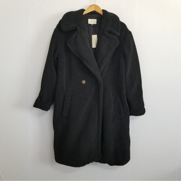 Universal Thread Black Teddy Jacket - Picture 1 of 4